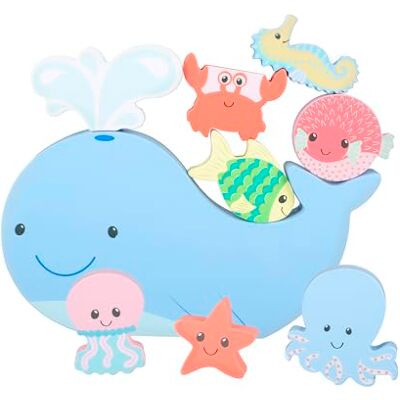 Orange Tree Toys - Marine Life Wooden Balance - Game Orange Tree Toys - Marine Life Wooden Balance - Game