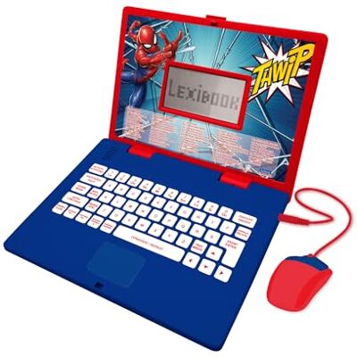 Lexibook , Spider-Man Educational Laptop for kids, JC598SPi12 Czech/English, 124 activities, Writing, Maths, Logic, Music Lexibook , Spider-Man Educational Laptop for kids, JC598SPi12 Czech/English, 124 activities, Writing, Maths, Logic, Music