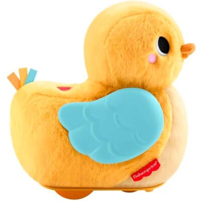 Fisher-Price 4-in-1 Cuddle & Crawl Duck Baby Toy Musical Plush, Waddle & Flapping Motion, For Tummy Time & Crawling Play, Newborn to Infant Ages 0+, JMX99 Fisher-Price 4-in-1 Cuddle & Crawl Duck Baby Toy Musical Plush, Waddle & Flapping Motion, For Tummy Time & Crawling Play, Newborn to Infant Ages 0+, JMX99