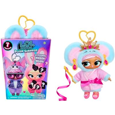 L.O.L. Surprise! Plush Surprise Character 7 Items Included, Collectable Plush with Keychain, 6 Styles to Collect, Suitable for Ages 4+ Years L.O.L. Surprise! Plush Surprise Character 7 Items Included, Collectable Plush with Keychain, 6 Styles to Collect, Suitable for Ages 4+ Years