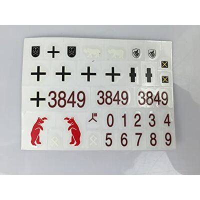 TOUCAN RC HOBBY Henglong 1/16 Scale German Panzer Iii H Rc Tank 3849 Decoration Decal TOUCAN RC HOBBY Henglong 1/16 Scale German Panzer Iii H Rc Tank 3849 Decoration Decal
