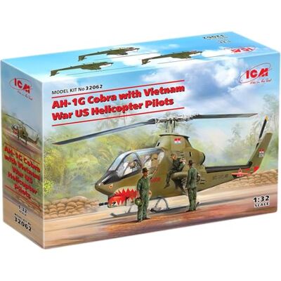 ICM 1:32 AH-1G Cobra with Vietnam War US Helicopter Pilo ICM 1:32 AH-1G Cobra with Vietnam War US Helicopter Pilo