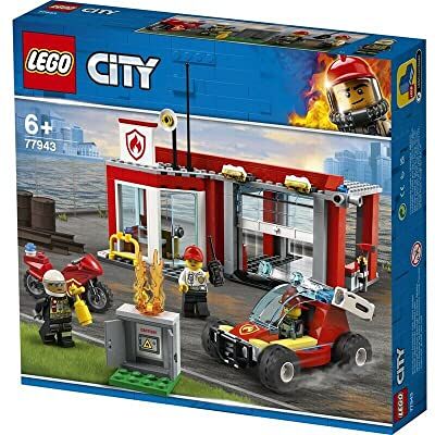 Lego City 77943 Fire Station Starter Set UK Exclusive With 3 Minifigures 239 Pieces Age 9+ Lego City 77943 Fire Station Starter Set UK Exclusive With 3 Minifigures 239 Pieces Age 9+