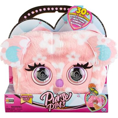 Purse Pets , Print Perfect Bamboo Boo Koala, Interactive Pet Toy and Handbag with over 30 Sounds and Reactions, Kids’ Toys for Girls Ages 5 and up Purse Pets , Print Perfect Bamboo Boo Koala, Interactive Pet Toy and Handbag with over 30 Sounds and Reactions, Kids’ Toys for Girls Ages 5 and up