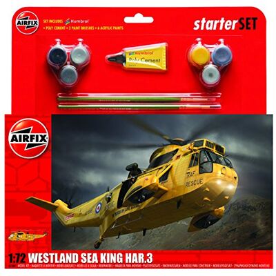 Airfix A55307 1/72 Large Starter Set, Westland Sea King HAR.3 Model Kit Airfix A55307 1/72 Large Starter Set, Westland Sea King HAR.3 Model Kit