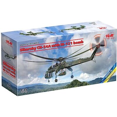 ICM 1:35 Sikorsky CH-54A Helicopter w/M-121 Bomb ICM 1:35 Sikorsky CH-54A Helicopter w/M-121 Bomb