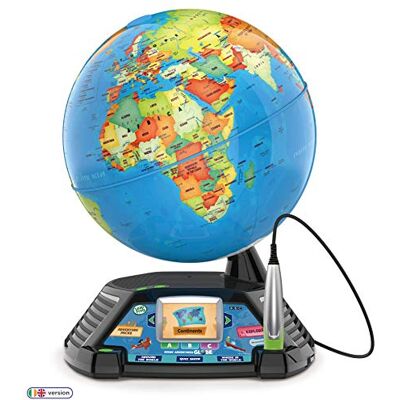 LeapFrog Magic Adventures Globe, English Explore geography, science, culture and languages on a 10-inch globe with facts, games and 5+ hours of BBC videos. Ages 5+ LeapFrog Magic Adventures Globe, English Explore geography, science, culture and languages on a 10-inch globe with facts, games and 5+ hours of BBC videos. Ages 5+