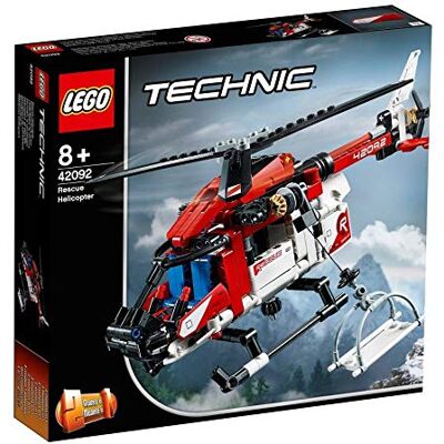 Lego Technic Rescue Helicopter 42092 Building Kit , New 2019 (325 Piece),White Lego Technic Rescue Helicopter 42092 Building Kit , New 2019 (325 Piece),White
