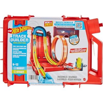 Hot Wheels Track Builder Unlimited Fuel Can Stunt Box, Track Build for Stunting and Storing Toy Cars, Build and Rebuild Track, Toys for Ages 6 to 12, One Pack, HDX78 (Package may vary) Hot Wheels Track Builder Unlimited Fuel Can Stunt Box, Track Build for Stunting and Storing Toy Cars, Build and Rebuild Track, Toys for Ages 6 to 12, One Pack, HDX78 (Package may vary)