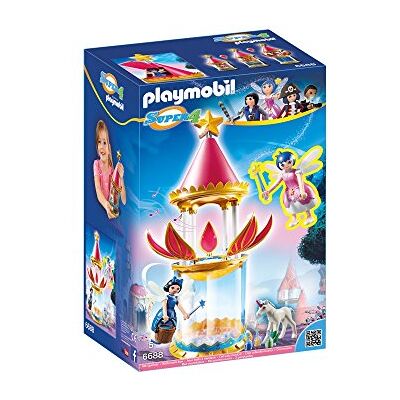 Playmobil 6688 SUPER 4 Musical Flower Tower with Twinkle, Fun Imaginative Role-Play, PlaySets Suitable for Children Ages 4+ Playmobil 6688 SUPER 4 Musical Flower Tower with Twinkle, Fun Imaginative Role-Play, PlaySets Suitable for Children Ages 4+