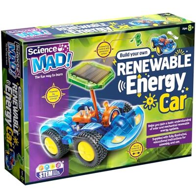 Science Mad Renewable Energy Car Kit Kids Build Your Own Solar Motor Toy Science Mad Renewable Energy Car Kit Kids Build Your Own Solar Motor Toy