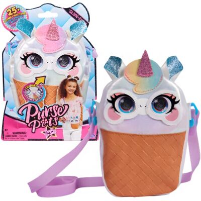 Purse Pets Glami-Corn Unicorn Bag with 25+ Sounds and Reactions Comes alive with interactive features, blink and music Purse Pets Glami-Corn Unicorn Bag with 25+ Sounds and Reactions Comes alive with interactive features, blink and music