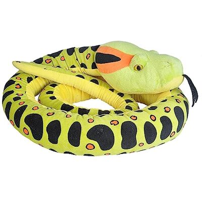 WILD REPUBLIC Snake Jumbo, Anaconda, Stuffed Animal, Plush Toy, Gifts for Kids, 113 Inches WILD REPUBLIC Snake Jumbo, Anaconda, Stuffed Animal, Plush Toy, Gifts for Kids, 113 Inches