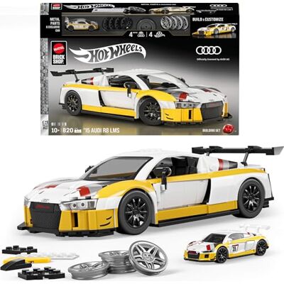 Mattel Brick Shop Hot Wheels Elite Series ’15 Audi R8 LMS Building Set Mattel Brick Shop Hot Wheels Elite Series ’15 Audi R8 LMS Building Set