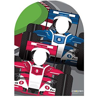 Iconicgreats Racing Cars Child Sized Stand In Cardboard Cutout Great Fun Photo Opportunites! - Cardboard Cutout Iconicgreats Racing Cars Child Sized Stand In Cardboard Cutout Great Fun Photo Opportunites! - Cardboard Cutout