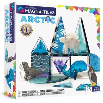 Magna-Tiles Arctic Animals 25-Piece Set 3D magnetic building tiles Magna-Tiles Arctic Animals 25-Piece Set 3D magnetic building tiles