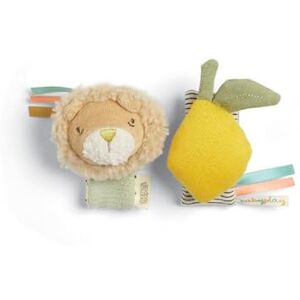 Mamas & Papas Baby/Toddler 2 Pack Wrist Rattle Babyplay Lion/Lemon Mamas & Papas Baby/Toddler 2 Pack Wrist Rattle Babyplay Lion/Lemon