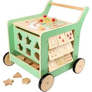 Small Foot 10947 Baby Walker Move it, Made of 100% FSC-Certified Wood, Motor Activity Toy and Walking Learning aid, Multicolored Small Foot 10947 Baby Walker Move it, Made of 100% FSC-Certified Wood, Motor Activity Toy and Walking Learning aid, Multicolored