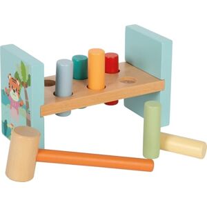 Small Foot Hammer Bench 'Jungle Friends', made from FSC® 100% certified wood, jungle motifs, for ages 12+ months, 12763 Small Foot Hammer Bench 'Jungle Friends', made from FSC® 100% certified wood, jungle motifs, for ages 12+ months, 12763