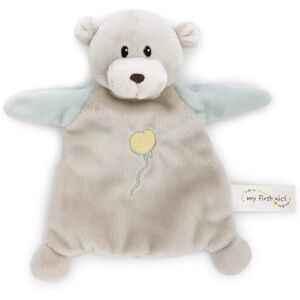 Nici Finni the Bear Soft Cloth, Cuddly Cloth for Babies and Toddlers, Baby Soft Toy, Cuddly Blanket for Girls and Boys, Grey, 20 x 17 cm 62983 Nici Finni the Bear Soft Cloth, Cuddly Cloth for Babies and Toddlers, Baby Soft Toy, Cuddly Blanket for Girls and Boys, Grey, 20 x 17 cm 62983