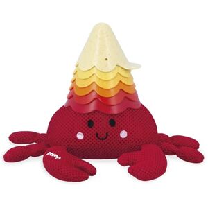 Janod Hermit crab Bathtime Toy with Wheat Straw Cups 6 Cups Baby Water Fun From 10 Months J04734 Janod Hermit crab Bathtime Toy with Wheat Straw Cups 6 Cups Baby Water Fun From 10 Months J04734