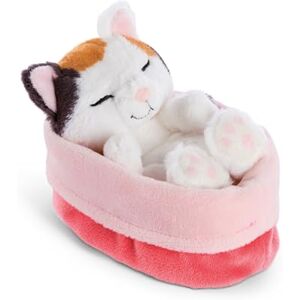 Nici 63131 Lucky Cat Sleeping in a Basket Soft Toy, Stuffed Animal Made of Soft Plush, Cute Plush Toy for Cuddling and Playing, for Children and Adults, Great Gift Idea, 12 cm, Colourful Nici 63131 Lucky Cat Sleeping in a Basket Soft Toy, Stuffed Animal Made of Soft Plush, Cute Plush Toy for Cuddling and Playing, for Children and Adults, Great Gift Idea, 12 cm, Colourful