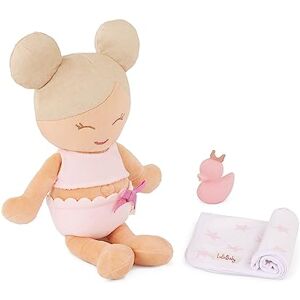 LullaBaby – 14-Inch Bath Doll – Fair Skintone & Blonde Hair Baby Girl Doll with Accessories – Soft Plush Body – Real Water Play – Toddler Toy – Ages 2+ LullaBaby – 14-Inch Bath Doll – Fair Skintone & Blonde Hair Baby Girl Doll with Accessories – Soft Plush Body – Real Water Play – Toddler Toy – Ages 2+
