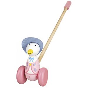 ORANGE TREE Peter Rabbit Toys Jemima Puddleduck Wooden Push Along Walker, Baby, 1 Year Olds, Toddler Walking Pull Duck Toy for Babies, Girls, Boys Official Licensed Beatrix Potter Gifts by Toys ORANGE TREE Peter Rabbit Toys Jemima Puddleduck Wooden Push Along Walker, Baby, 1 Year Olds, Toddler Walking Pull Duck Toy for Babies, Girls, Boys Official Licensed Beatrix Potter Gifts by Toys