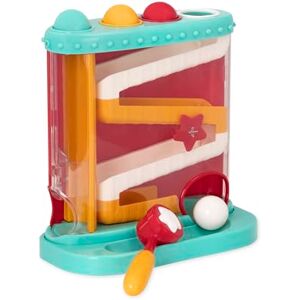 Battat – Pound – a – Ball Toy – Ball Maze for Babies – Fine Motor Skill Toy – 12+ Months – Pound & Roll, Light Blue Battat – Pound – a – Ball Toy – Ball Maze for Babies – Fine Motor Skill Toy – 12+ Months – Pound & Roll, Light Blue