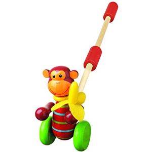 ORANGE TREE Monkey Push Along Toy Animal Push and Pull Along Toys for 1 Year Olds, Wooden Toys Toddler Toys, Perfect 1st Birthday Gifts For Boy and Girl Early Development & Activity Toys by Toys ORANGE TREE Monkey Push Along Toy Animal Push and Pull Along Toys for 1 Year Olds, Wooden Toys Toddler Toys, Perfect 1st Birthday Gifts For Boy and Girl Early Development & Activity Toys by Toys