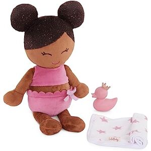 LullaBaby – 14-Inch Bath Doll – Warm Skintone & Dark Brown Hair Baby Girls Doll with Accessories – Soft Plush Body – Real Water Play – Toddler Toy – Ages 2+ LullaBaby – 14-Inch Bath Doll – Warm Skintone & Dark Brown Hair Baby Girls Doll with Accessories – Soft Plush Body – Real Water Play – Toddler Toy – Ages 2+
