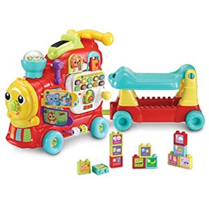VTech Baby 4-in-1 Alphabet Train, Baby Walker with Lights, Sounds and Songs, Educational Toys Teaches Animals, Colours, Numbers and More, Preschool Learning Interactive Toy for 1 Year +, Multicolor VTech Baby 4-in-1 Alphabet Train, Baby Walker with Lights, Sounds and Songs, Educational Toys Teaches Animals, Colours, Numbers and More, Preschool Learning Interactive Toy for 1 Year +, Multicolor