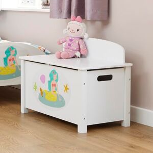 Liberty House Toys Kid's Wooden Mermaid Toy Box Liberty House Toys Kid's Wooden Mermaid Toy Box