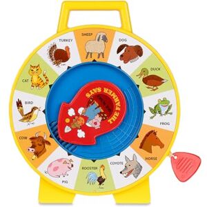 Basic Fun Fisher Price Classics See 'n Say Farmer Says Toy Educational Talking Animal Wheel with Sounds Retro Preschool Toy for Toddlers 18 months + Basic Fun Fisher Price Classics See 'n Say Farmer Says Toy Educational Talking Animal Wheel with Sounds Retro Preschool Toy for Toddlers 18 months +