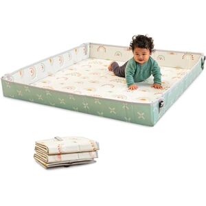 INFANTINO Foldable Soft Foam Play Mat, Baby Play Mat for Tummy Time & Floor Play, Lightweight, Easy to Store, Wipeable, Rainbows INFANTINO Foldable Soft Foam Play Mat, Baby Play Mat for Tummy Time & Floor Play, Lightweight, Easy to Store, Wipeable, Rainbows