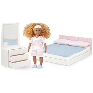 Lori – Nahla's Sweet Dreams Set – Mini Doll & Toy Bedroom Furniture – 6-Inch Doll & Dollhouse Accessories – Bed, Pillows, Blanket, Dresser – Play Set for Kids – 3+ Years Lori – Nahla's Sweet Dreams Set – Mini Doll & Toy Bedroom Furniture – 6-Inch Doll & Dollhouse Accessories – Bed, Pillows, Blanket, Dresser – Play Set for Kids – 3+ Years