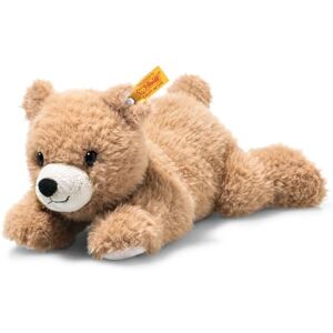 Steiff Barny Brown Bear lying 22 cm, Stuffed Animal Teddybear, fluffy Plush-Toy for playing & cuddling, Teddy made of cuddly soft Plush for gentle Baby Skin, Machine washable Steiff Barny Brown Bear lying 22 cm, Stuffed Animal Teddybear, fluffy Plush-Toy for playing & cuddling, Teddy made of cuddly soft Plush for gentle Baby Skin, Machine washable