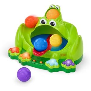Bright Starts Poppin' Ball Frog Ball Play Toy, Launching, Bouncing & Ramp Racer Toy, Crawl and Chase, Unisex, 6 Months+ Bright Starts Poppin' Ball Frog Ball Play Toy, Launching, Bouncing & Ramp Racer Toy, Crawl and Chase, Unisex, 6 Months+