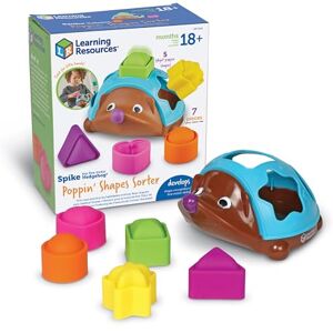 Learning Resources Spike the Fine Motor Hedgehog Poppin' Shapes Sorter, 7 Pieces, Ages 18 Months+, Learning Toys, Baby Toys, Educational Toys, Fine motor toys, Montessori Toys Learning Resources Spike the Fine Motor Hedgehog Poppin' Shapes Sorter, 7 Pieces, Ages 18 Months+, Learning Toys, Baby Toys, Educational Toys, Fine motor toys, Montessori Toys