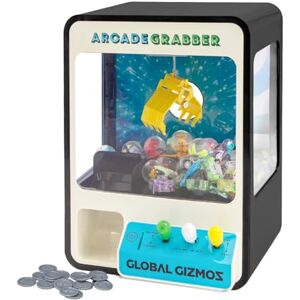 Global Gizmos 50189 Candy Grabber/Claw Machine Arcade Game for Kids/Joystick Controls/Coins Included/Battery or USB Powered/Black Colour Global Gizmos 50189 Candy Grabber/Claw Machine Arcade Game for Kids/Joystick Controls/Coins Included/Battery or USB Powered/Black Colour