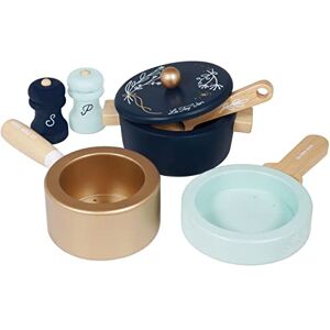 Le Toy Van Educational Wooden Honeybake Pots and Pans Cooking Set Pretend Kitchen Play Toy Kids Role Play Toy Kitchen Accessories,Pink Le Toy Van Educational Wooden Honeybake Pots and Pans Cooking Set Pretend Kitchen Play Toy Kids Role Play Toy Kitchen Accessories,Pink