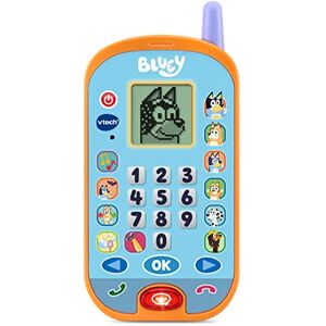 VTech Bluey Ring Ring Learning Phone, Official Bluey Toy, Interactive Role Play Phone, Toy Phone with Voice Activation, Games & Numbers, Educational Gift for Children Ages 3, 4+ Years, English Version VTech Bluey Ring Ring Learning Phone, Official Bluey Toy, Interactive Role Play Phone, Toy Phone with Voice Activation, Games & Numbers, Educational Gift for Children Ages 3, 4+ Years, English Version