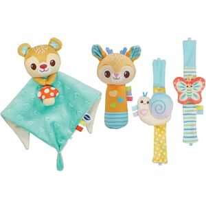 VTech Baby Forest Friends First Discoveries Set, Sensory Gift Set for Babies, Soft Fabric & Colourful Ribbons for Tactile & Auditory Stimulation, Gift for Ages 0, 3, 6 Months+ English Version VTech Baby Forest Friends First Discoveries Set, Sensory Gift Set for Babies, Soft Fabric & Colourful Ribbons for Tactile & Auditory Stimulation, Gift for Ages 0, 3, 6 Months+ English Version
