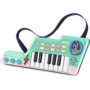 VTech Bluey Keytar, Official Bluey Toy with 5 Instrument Sounds, Phrases, Sound Effects & Melodies, Interactive Musical Toy for Kids 3, 4, 5+ Years, English Version VTech Bluey Keytar, Official Bluey Toy with 5 Instrument Sounds, Phrases, Sound Effects & Melodies, Interactive Musical Toy for Kids 3, 4, 5+ Years, English Version