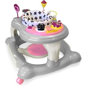 My Child MyChild Roundabout 4 in 1 Activity Walker, Pink Neutral Activity Center Baby Walker 6 Months + Anti Fall Blocks for Extra Safety and 3 Height Adjustment- 360 Degree Spinning seat. My Child MyChild Roundabout 4 in 1 Activity Walker, Pink Neutral Activity Center Baby Walker 6 Months + Anti Fall Blocks for Extra Safety and 3 Height Adjustment- 360 Degree Spinning seat.