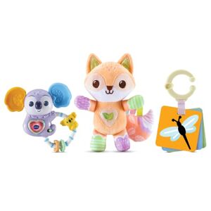 VTech 516303 Fox and Friends Gift Set, Snuggly Baby Fox, Musical Koala Rattle and Learning Flashcard, Baby Toys For Motor Development, Suitable for Ages 0 Months +, Multicolor VTech 516303 Fox and Friends Gift Set, Snuggly Baby Fox, Musical Koala Rattle and Learning Flashcard, Baby Toys For Motor Development, Suitable for Ages 0 Months +, Multicolor