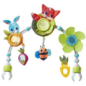 Tiny Love Sunny Stroll Activity Arch with Rattle Toys, 0m +, Adjustable Clips fit most Pram or Pushchair, Meadow Days Tiny Love Sunny Stroll Activity Arch with Rattle Toys, 0m +, Adjustable Clips fit most Pram or Pushchair, Meadow Days