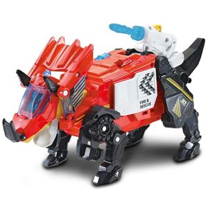 VTech Switch and Go Dinos Hero the Triceratops, Interactive Dinosaur Toy with Lights and Sound Effects, Transform Dino into Fire Engine, For Kids 3, 4, 5, 6 Plus, English Version VTech Switch and Go Dinos Hero the Triceratops, Interactive Dinosaur Toy with Lights and Sound Effects, Transform Dino into Fire Engine, For Kids 3, 4, 5, 6 Plus, English Version