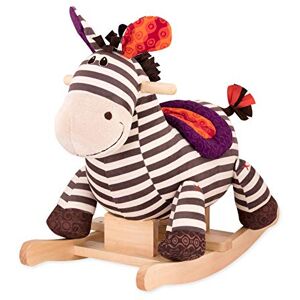 B. toys – Kazoo Wooden Rocking Zebra – Plush, Handcrafted Zebra Rider, Comfort Saddle, Secure Base – Imaginative Animal-Themed Toy for Babies and Toddlers – 18m+ B. toys – Kazoo Wooden Rocking Zebra – Plush, Handcrafted Zebra Rider, Comfort Saddle, Secure Base – Imaginative Animal-Themed Toy for Babies and Toddlers – 18m+