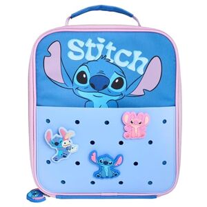 Disney Stitch Insulated Lunch Bag Personalise with Stitch, Angel Charms Perfect for Kids School or Travel Disney Stitch Insulated Lunch Bag Personalise with Stitch, Angel Charms Perfect for Kids School or Travel